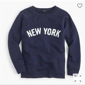 J. Crew sold out New York sweatshirt sz S